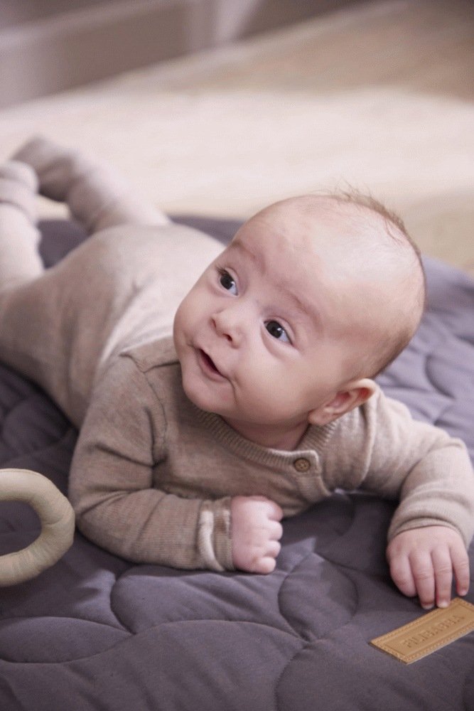 FILIBABBA Legematratze 90 cm, Dark Gull Grey