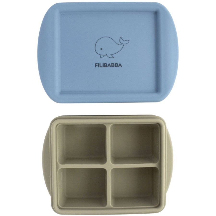 FILIBABBA TiefkhlBox fr Babynahrung 2er Set 65 ml, Ocean Mix