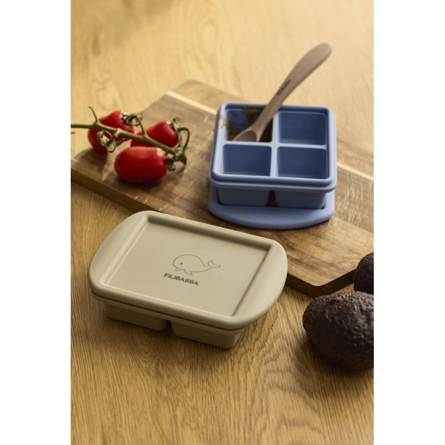 FILIBABBA TiefkhlBox fr Babynahrung 2er Set 65 ml, Ocean Mix