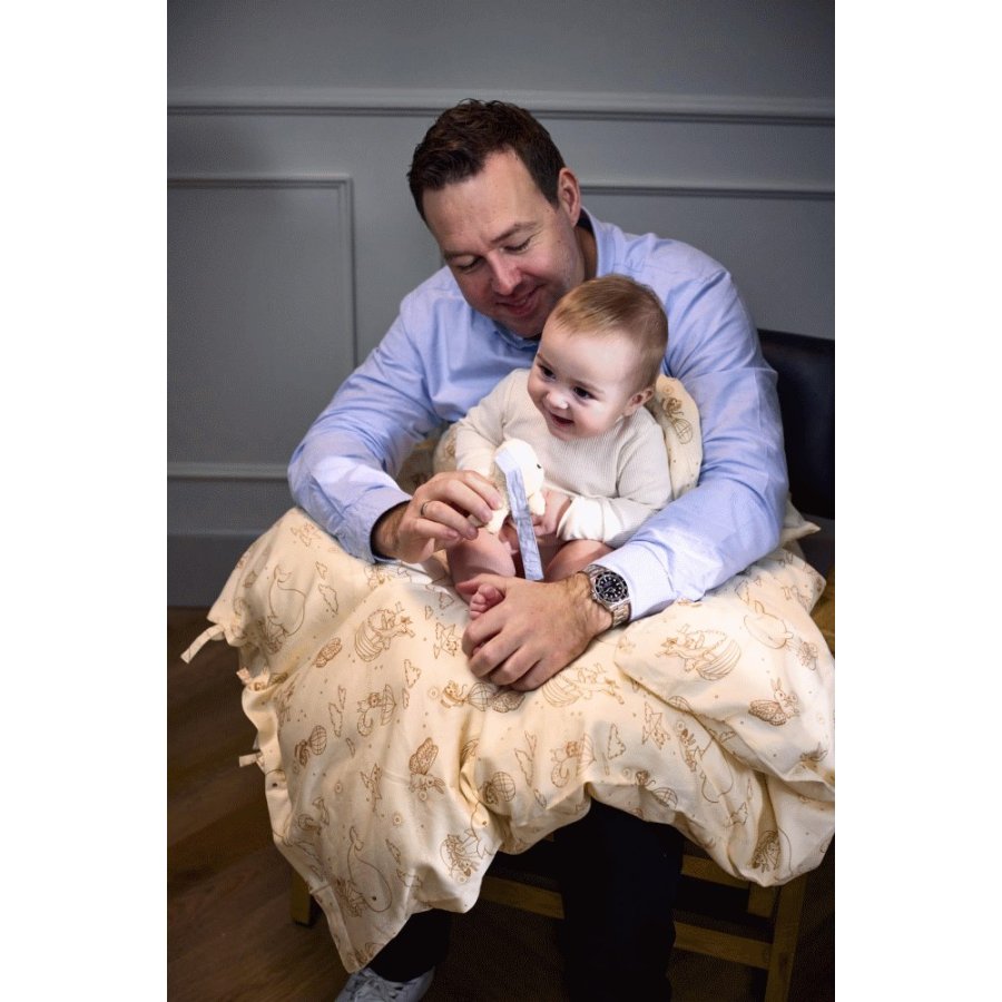 FILIBABBA Juniorsengetj 100x140 cm, Dreamy Adventurers