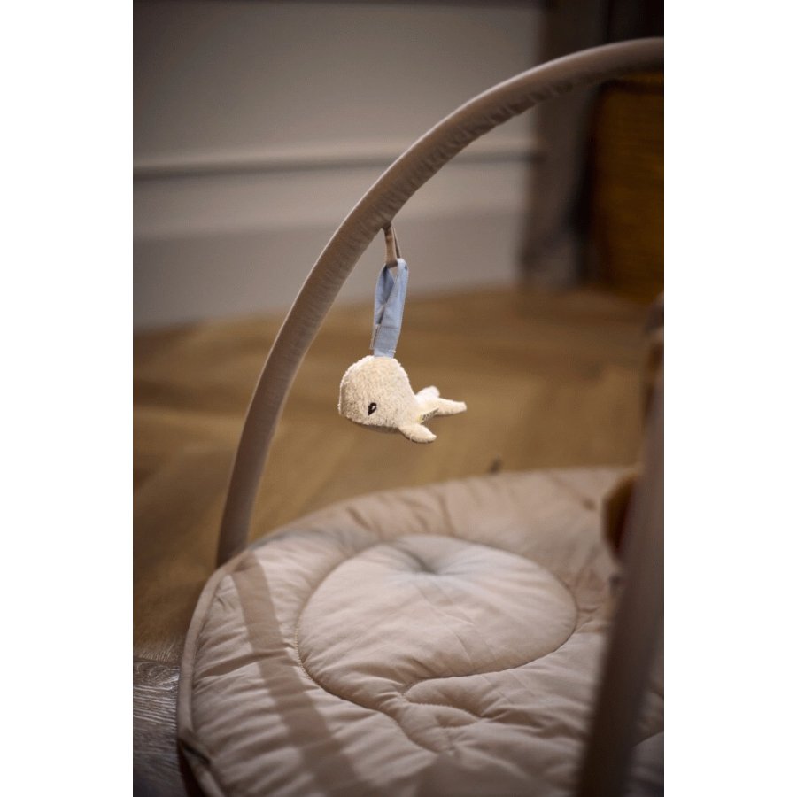 FILIBABBA Fjord Aktivittsspielteppich mit Aktivittsspielzeug  90 cm, Beige