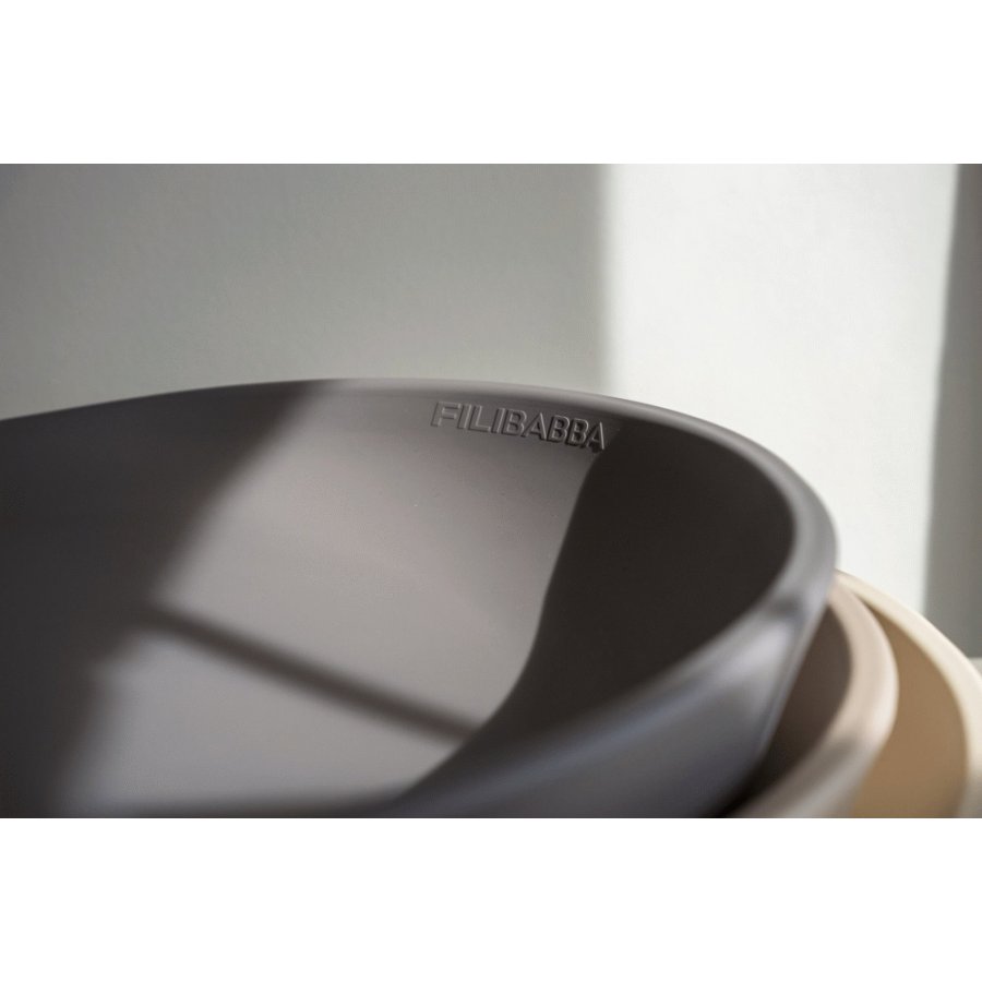 FILIBABBA Bobbie Soft Feel Wickelkissen 2.0 47,8x67,8 cm, Grau