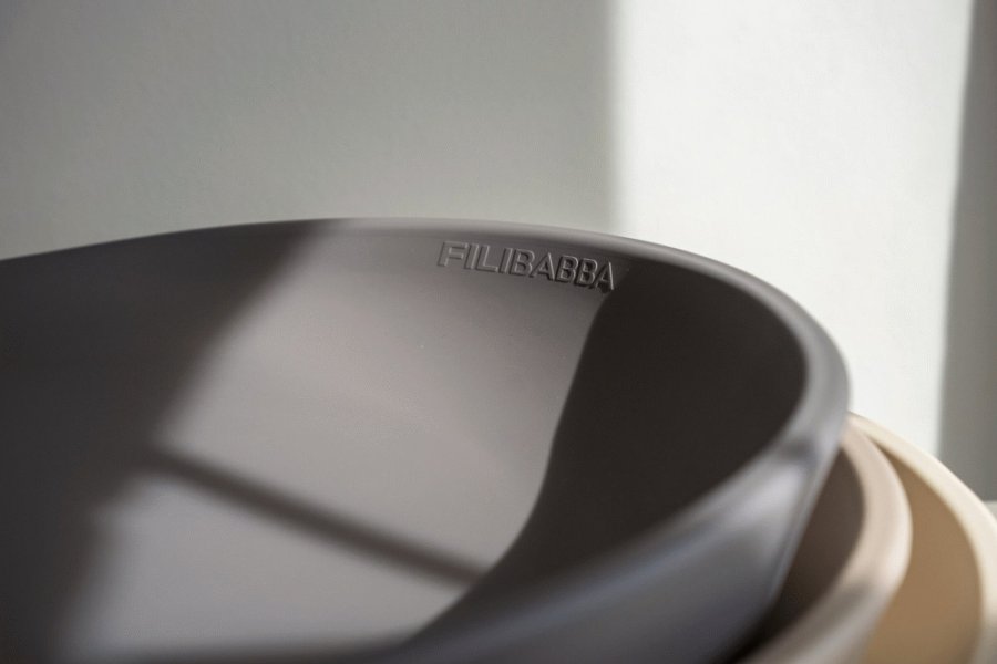 FILIBABBA Bobbie Soft Feel Wickelkissen 2.0 47,8x67,8 cm, Grau