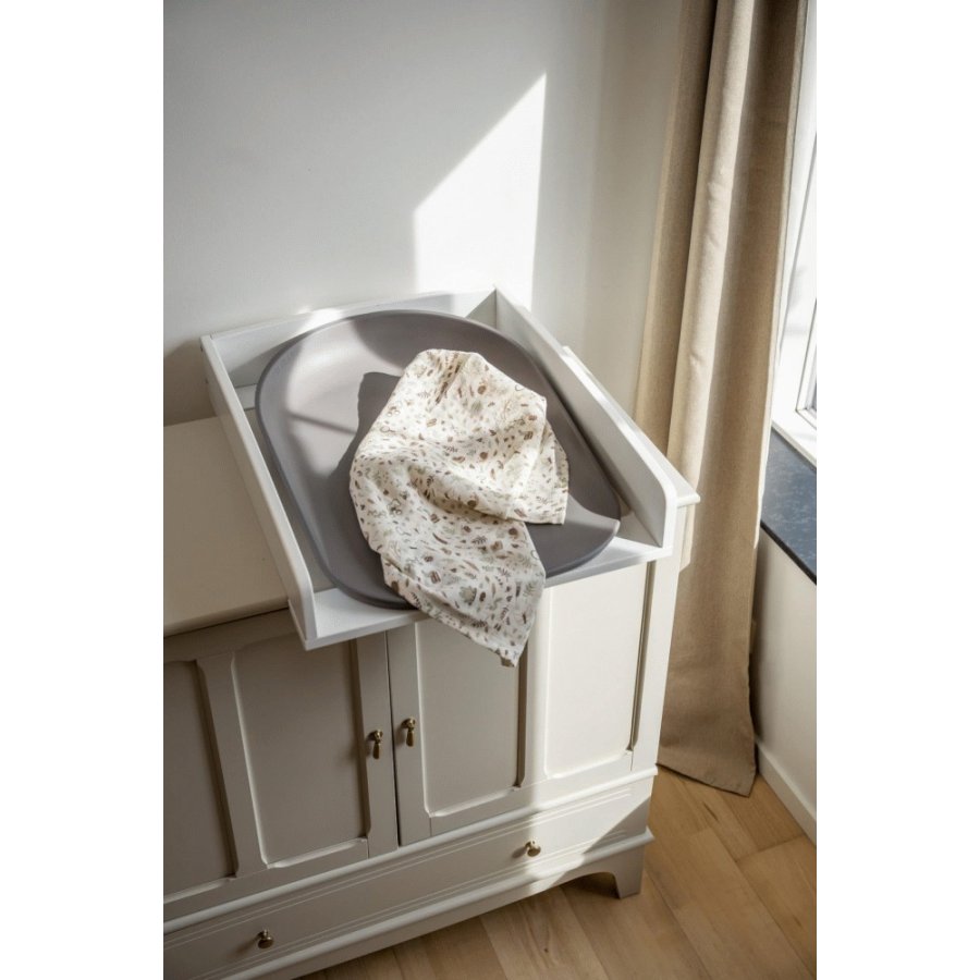 FILIBABBA Bobbie Soft Feel Wickelkissen 2.0 47,8x67,8 cm, Grau