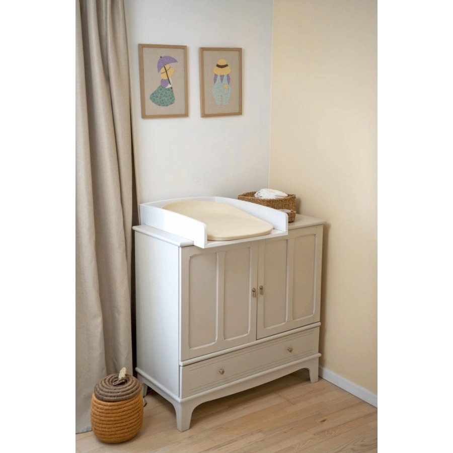 FILIBABBA Bobbie Soft Feel Wickelkissen 2.0 47,8x67,8 cm, Cream