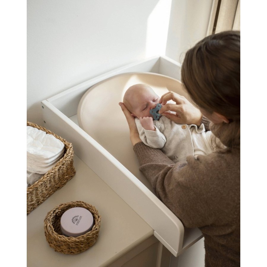 FILIBABBA Bobbie Soft Feel Wickelkissen 2.0 47,8x67,8 cm, Cream