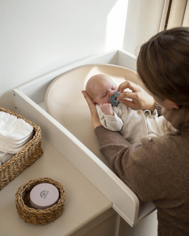 FILIBABBA Bobbie Soft Feel Wickelkissen 2.0 47,8x67,8 cm, Cream