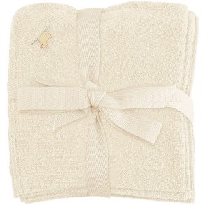 Fanga Fontana Figo Waschlappen 6er Set 25x25 cm, Antique White