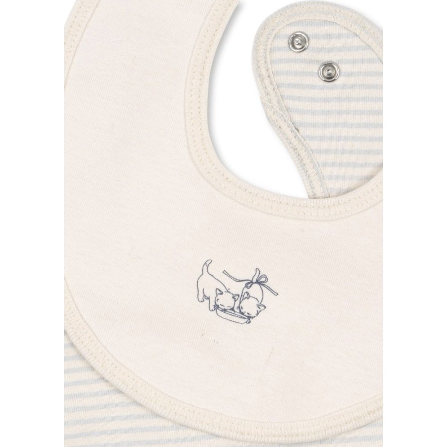 Fanga Fontana Fio Stripe Ltzchen 2er Set, Blue Mix