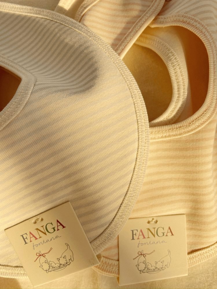 Fanga Fontana Fio Stripe Ltzchen 2er Set, Blue Mix