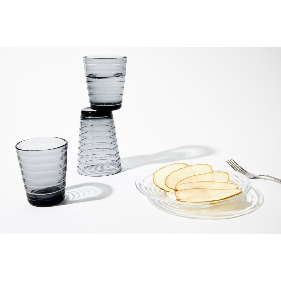 Iittala Aino Aalto Drinkglas 2-delige set 22 cl, Grijs