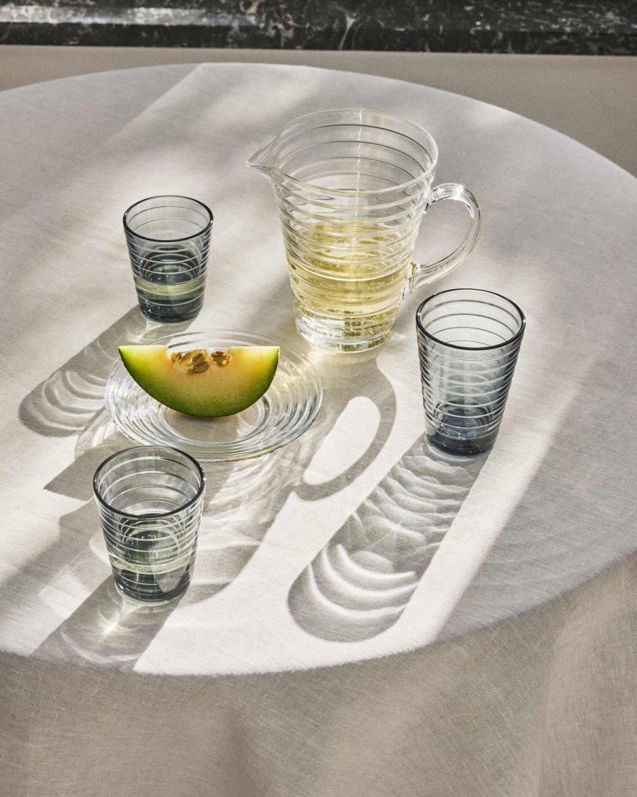 Iittala Aino Aalto Drinkglas 2-delige set 33 cl, Grijs