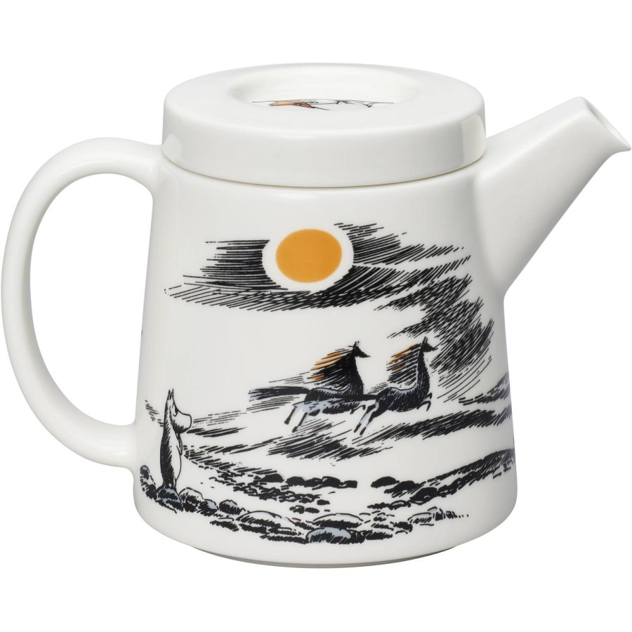 Moomin Arabia Mumin Teekanne 0,7 L, Seinen Urspr&uuml;ngen Treu