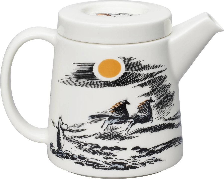 Moomin Arabia Mumin Teekanne 0,7 L, Seinen Urspr&uuml;ngen Treu