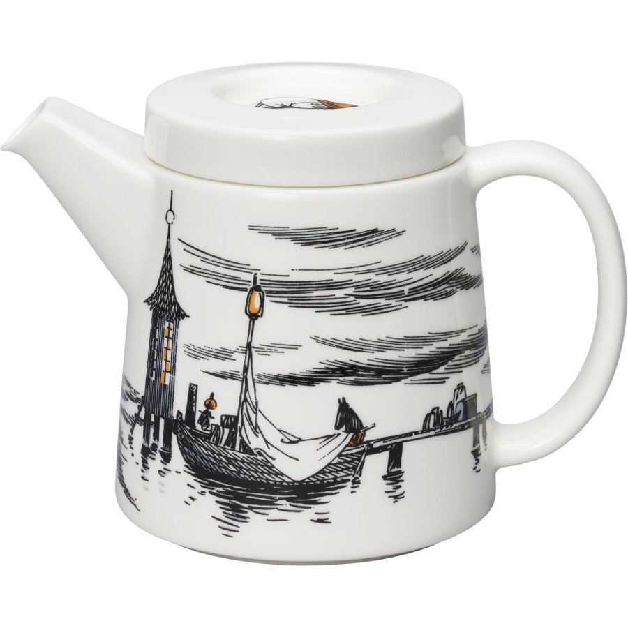 Moomin Arabia Mumin Teekanne 0,7 L, Seinen Urspr&uuml;ngen Treu