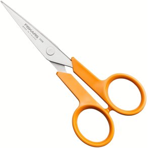 Fiskars Classic Schere mit Mikrospitze 13 cm, Orange