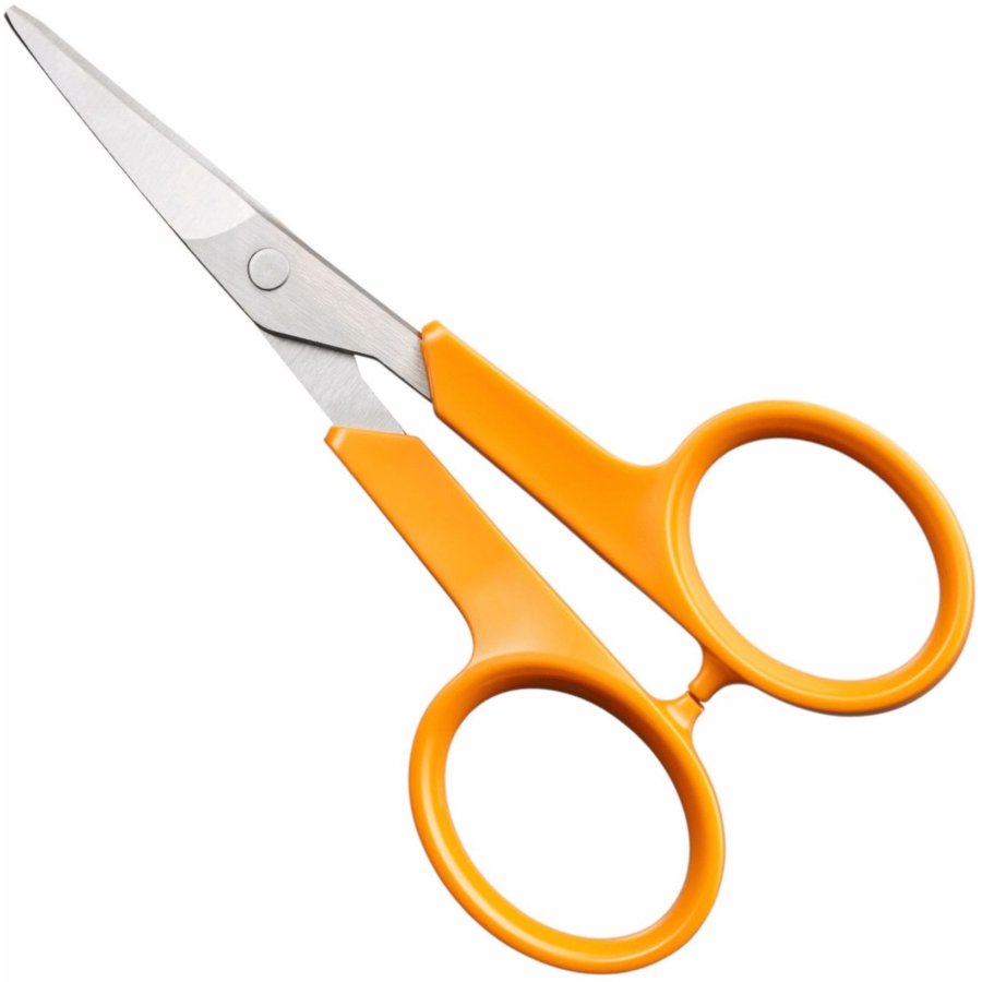 Fiskars Classic Gebogene Nagelschere 10 cm, Orange