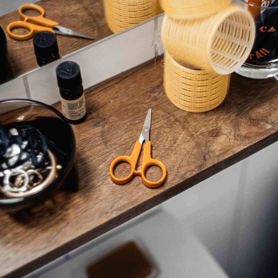 Fiskars Classic Gerade Nagelschere 10 cm, Orange