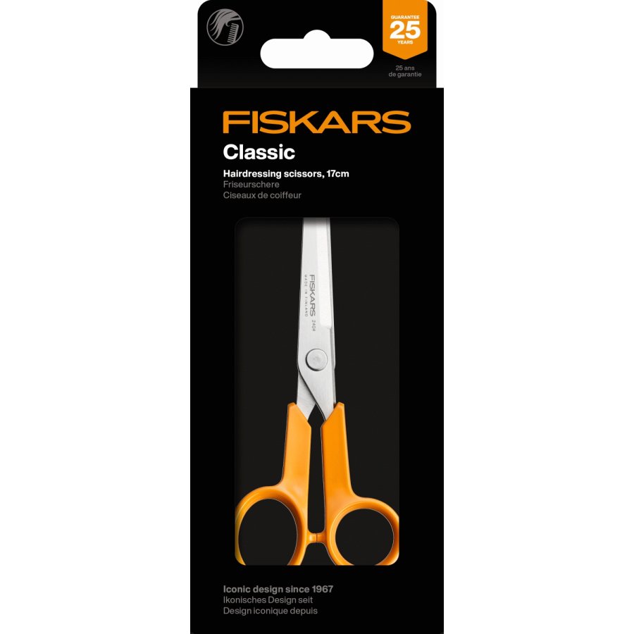 Fiskars Classic Friseurschere 17 cm, Orange