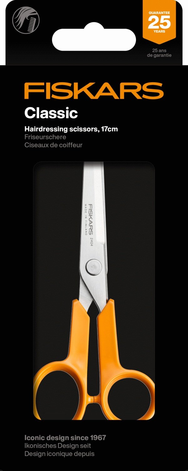 Fiskars Classic Friseurschere 17 cm, Orange