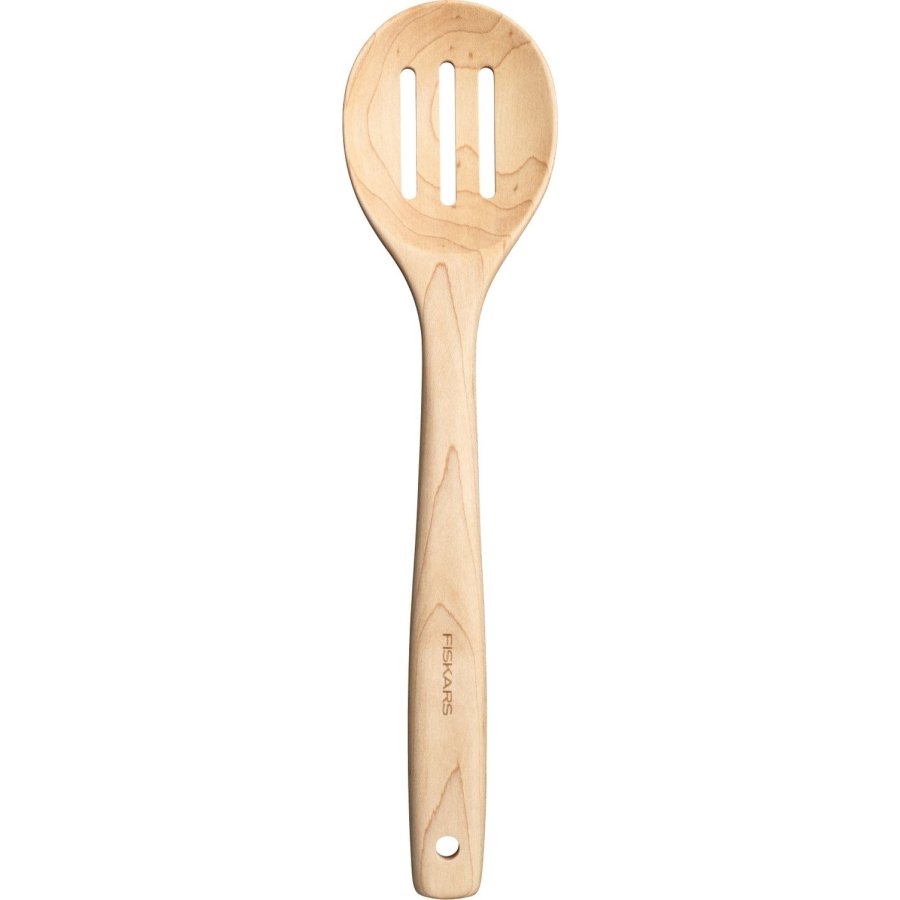 Fiskars Folken Grydeske m. Huller 29 cm, Ahorn