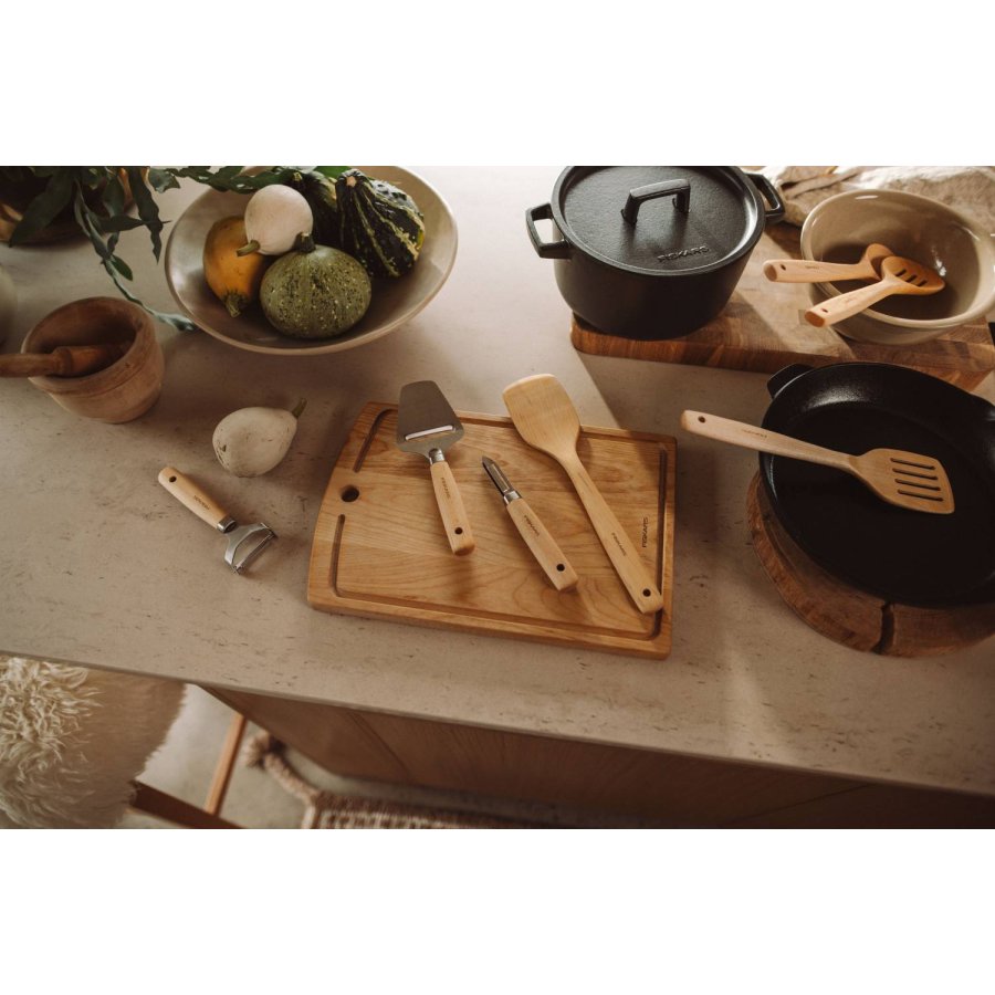 Fiskars Folken Grydeske 29 cm, Ahorn