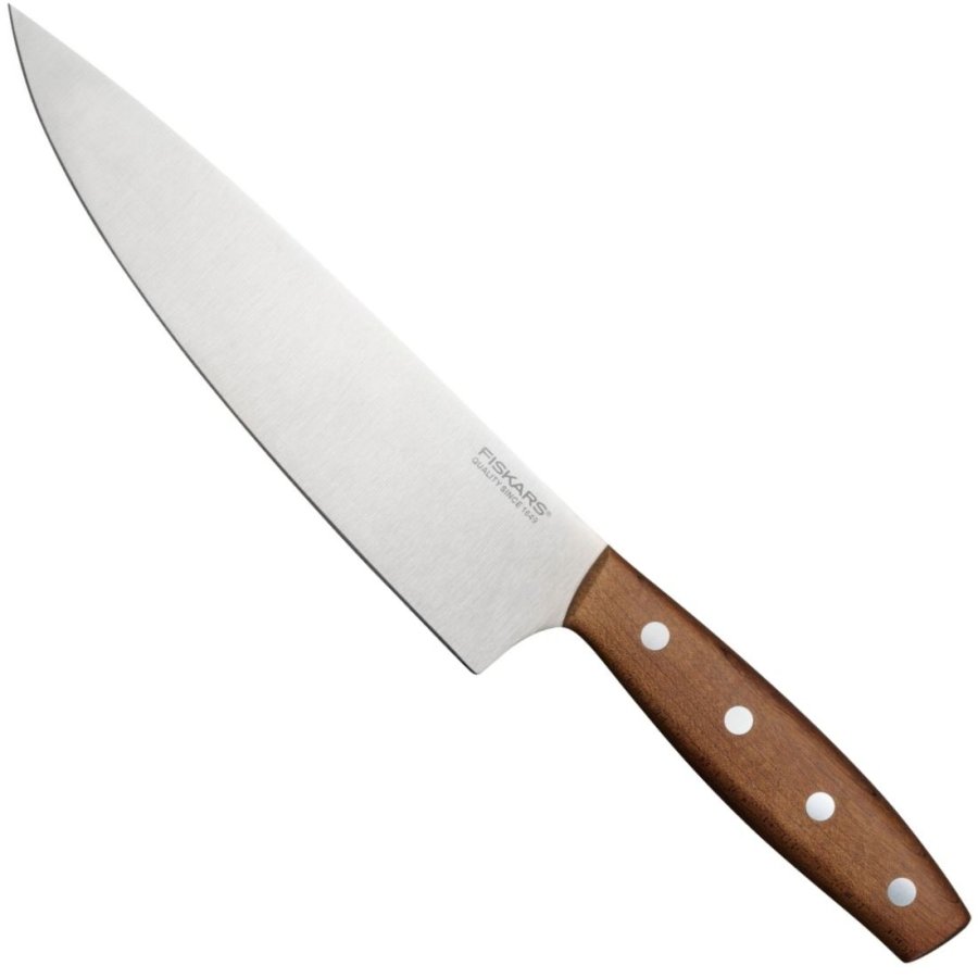 Fiskars Folken Kokkekniv 20 cm, Ahorn