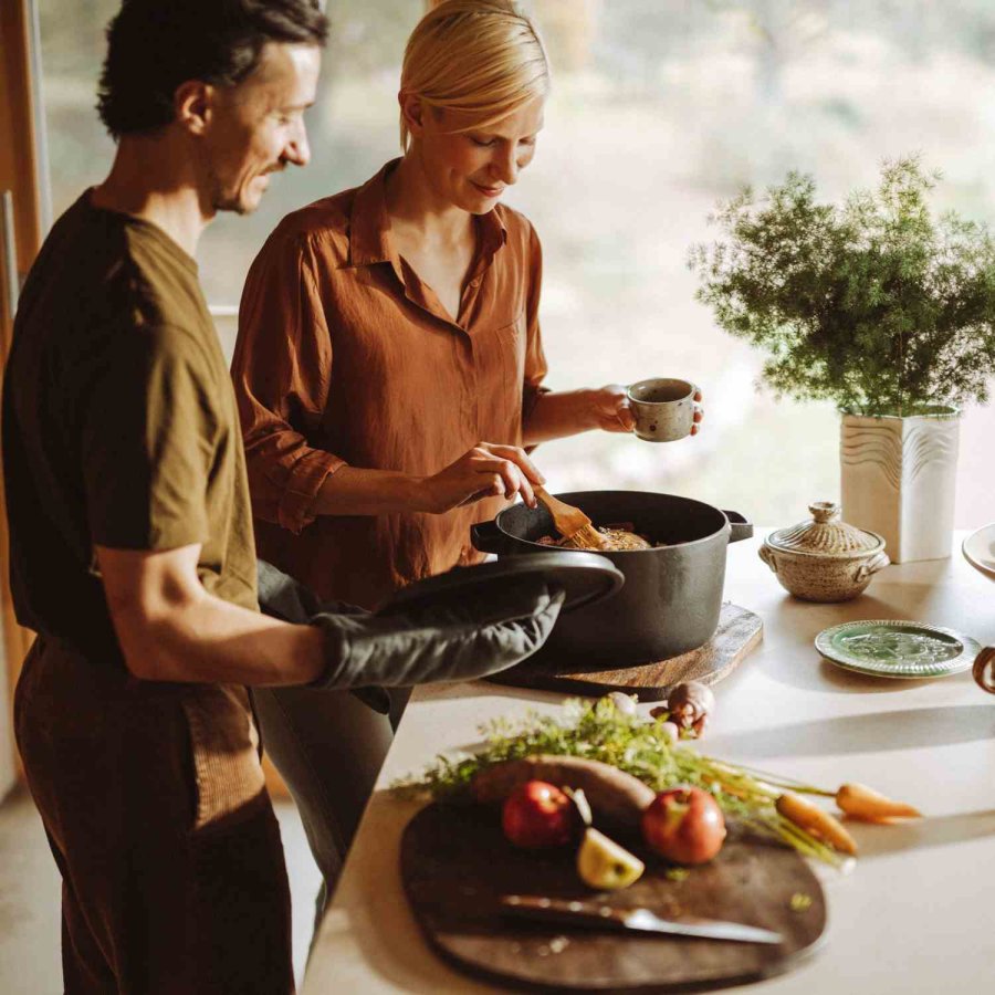 Fiskars Folken Gusseisen-Bräter 26, 9 Cm/6 L