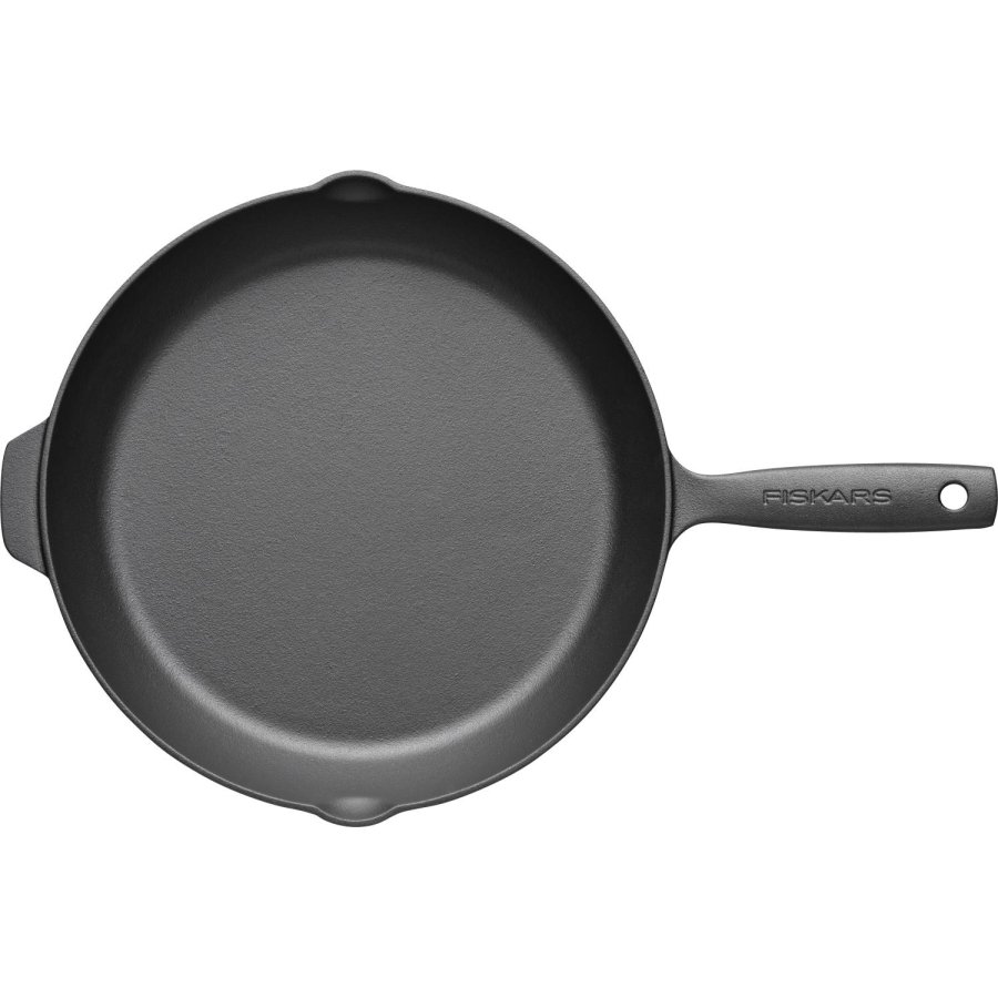 Fiskars Folken Gusseisenpfanne ohne Beschichtung 28 cm