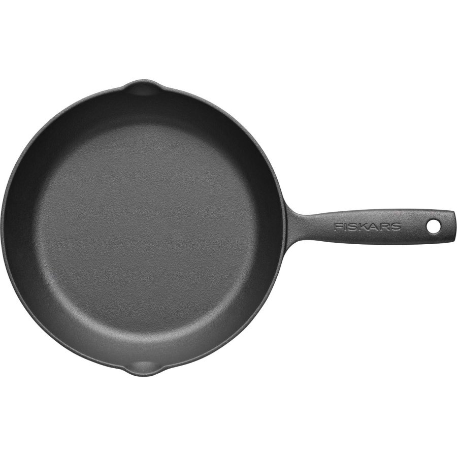 Fiskars Folken Gusseisenpfanne ohne Beschichtung 24 cm