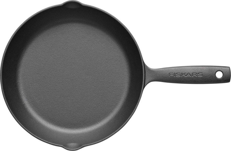 Fiskars Folken Gusseisenpfanne ohne Beschichtung 24 cm