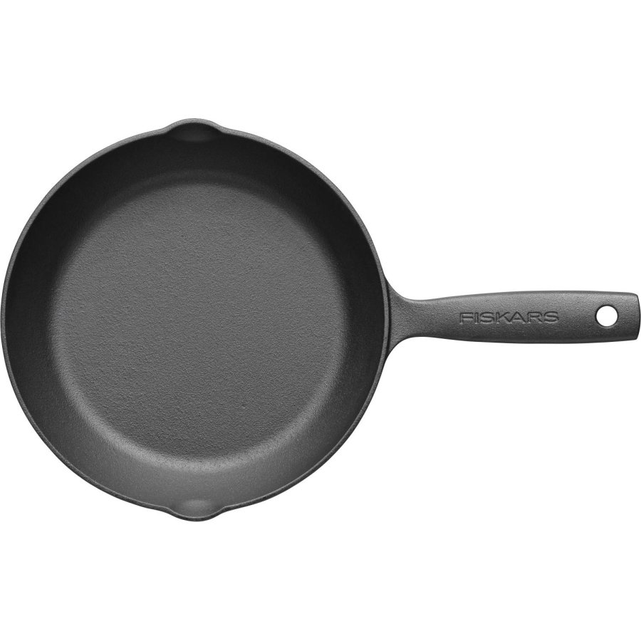 Fiskars Folken Gusseisenpfanne ohne Beschichtung 22 cm
