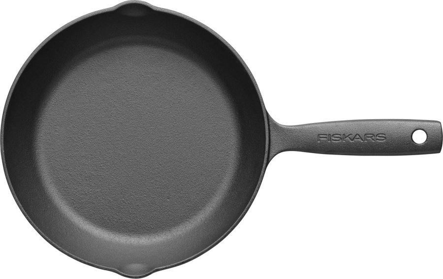 Fiskars Folken Gusseisenpfanne ohne Beschichtung 22 cm