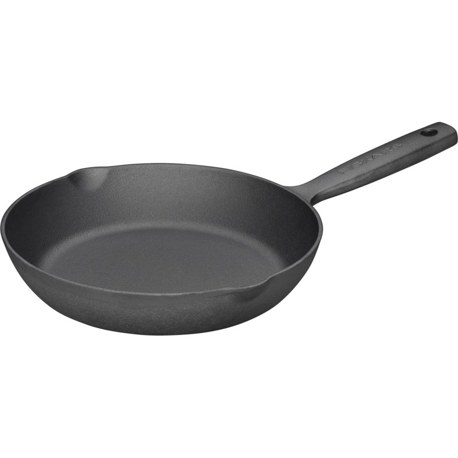 Fiskars Folken Gusseisenpfanne ohne Beschichtung 22 cm