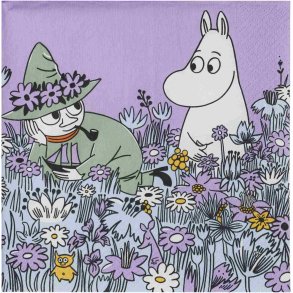 Moomin Arabia Mumin Papierserviette 20er Set 33x33 cm, Freunde F&uuml;r Immer