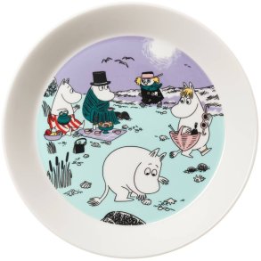 Moomin Arabia Mumi Tallerken 19 cm, Stranddag