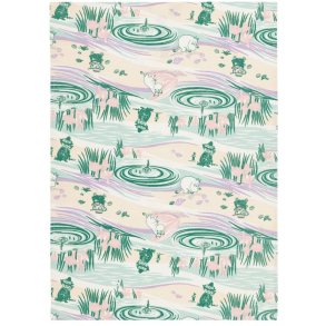 Moomin Arabia Mumi Viskestykke 50x70 cm, Stranddag