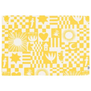 Moomin Arabia Mumi Dkkeserviet 45x33 cm, Fest Gul