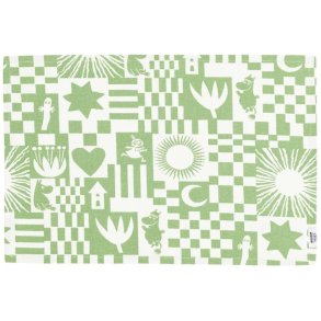 Moomin Arabia Mumi Dkkeserviet 45x33 cm, Fest Grn