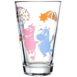 Moomin Arabia Mumi Drikkeglas 2 stk. 22 cl, Fest