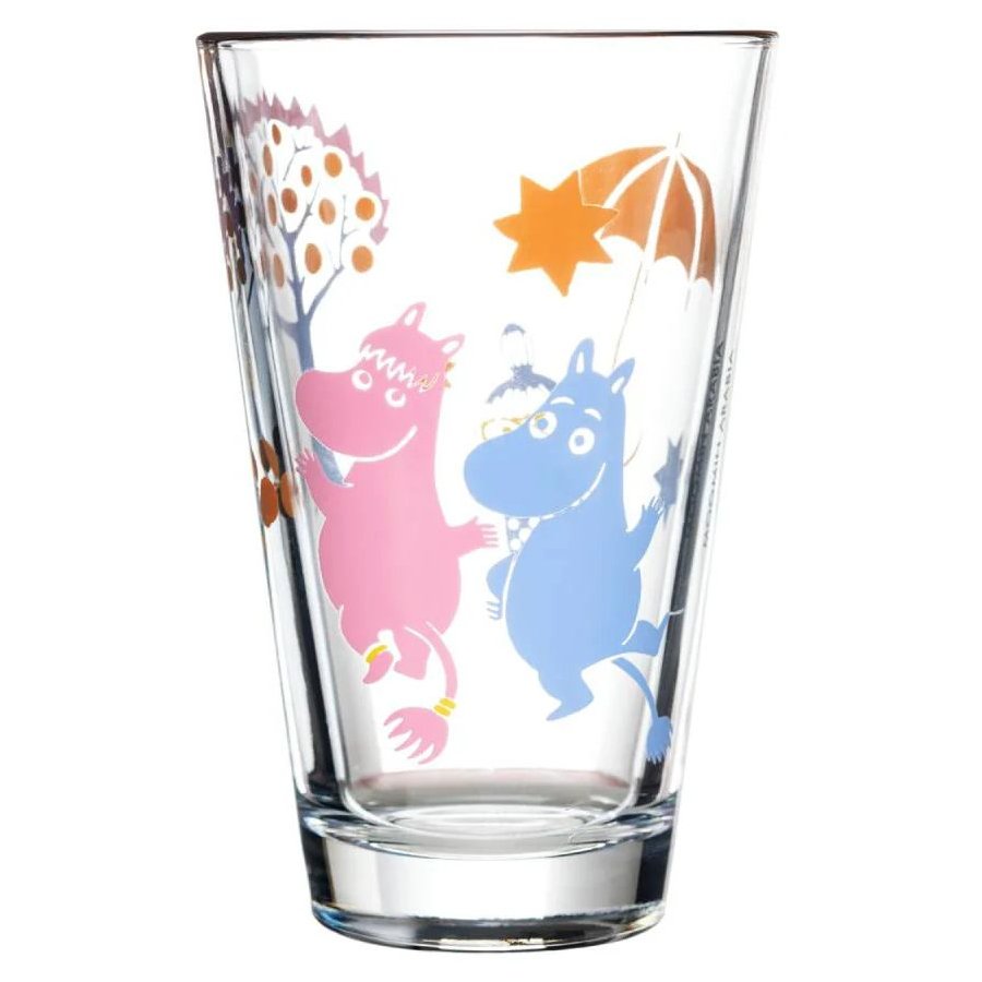 Moomin Arabia Mumi Drikkeglas 2 stk. 22 cl, Fest
