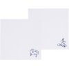 Moomin Arabia Haru Serviettenset, Wei/Blau