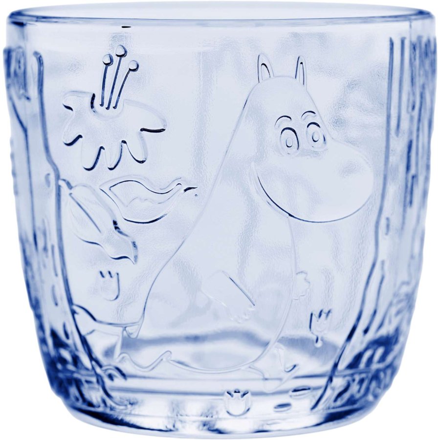 Moomin Arabia Mumin Wasserglas 2er Set 28 cl, Blau