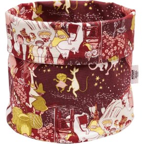 Moomin Arabia Mumi Opbevaringskurv H18 cm, Festlige jeblikke