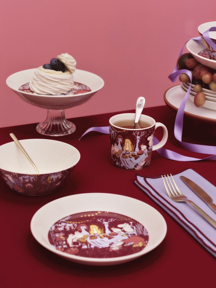 Moomin Arabia Mumin Teller 19 cm, Festliche Momente