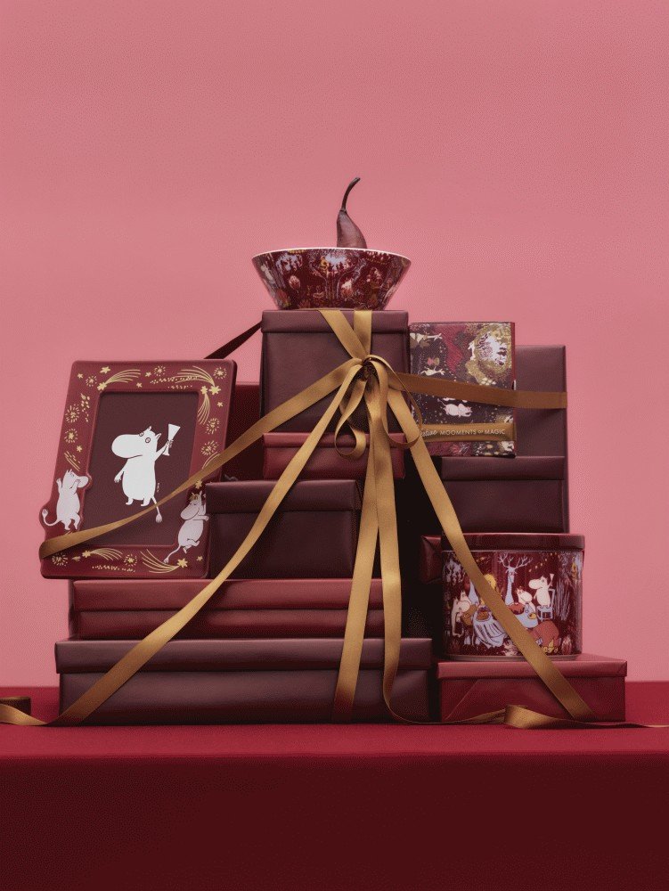 Moomin Arabia Mumin Vorratsglas H11 cm, Festliche Momente