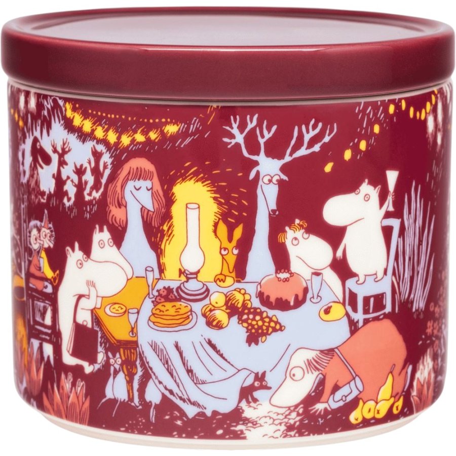 Moomin Arabia Mumin Vorratsglas H11 cm, Festliche Momente