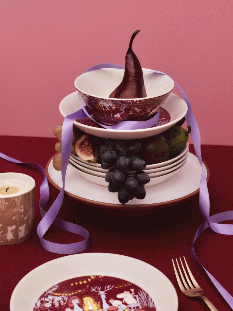 Moomin Arabia Mumin Kerze 8,2xH8 cm, Festliche Momente