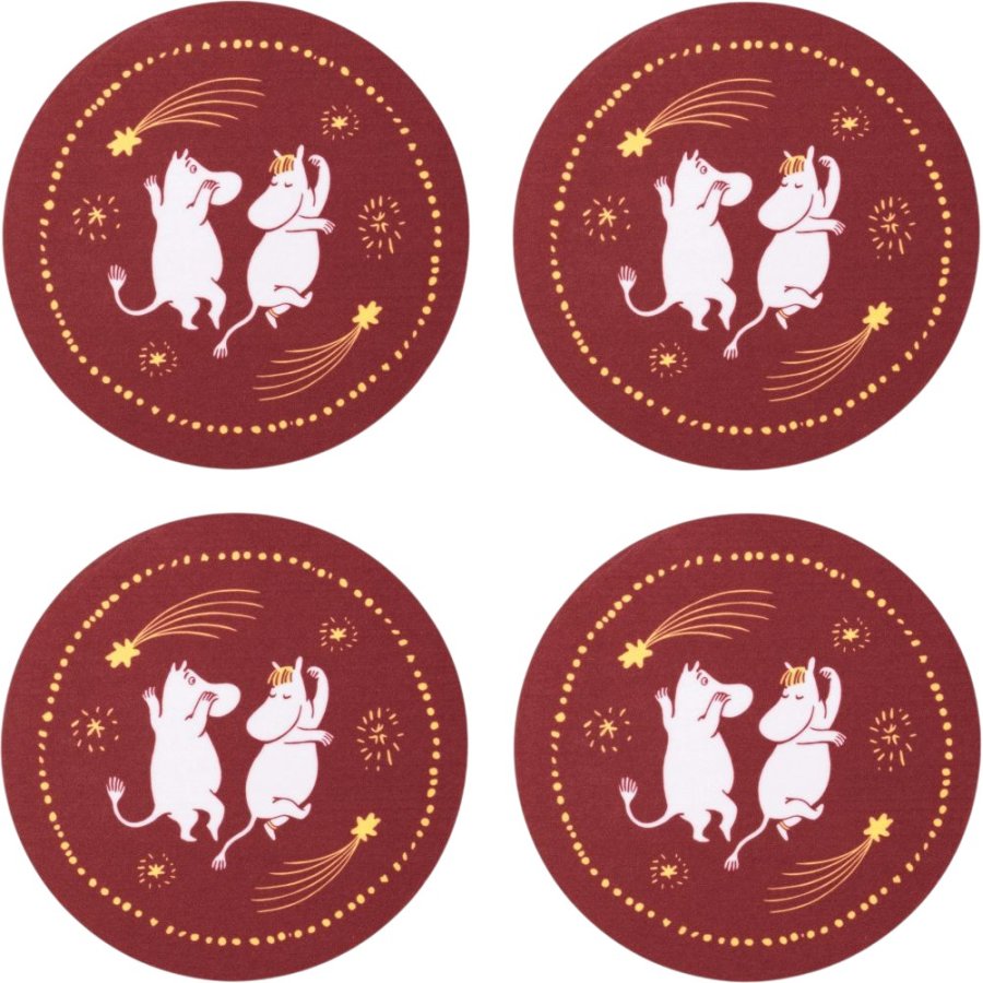 Moomin Arabia Mumin Topfuntersetzer 4er Set, Festliche Momente