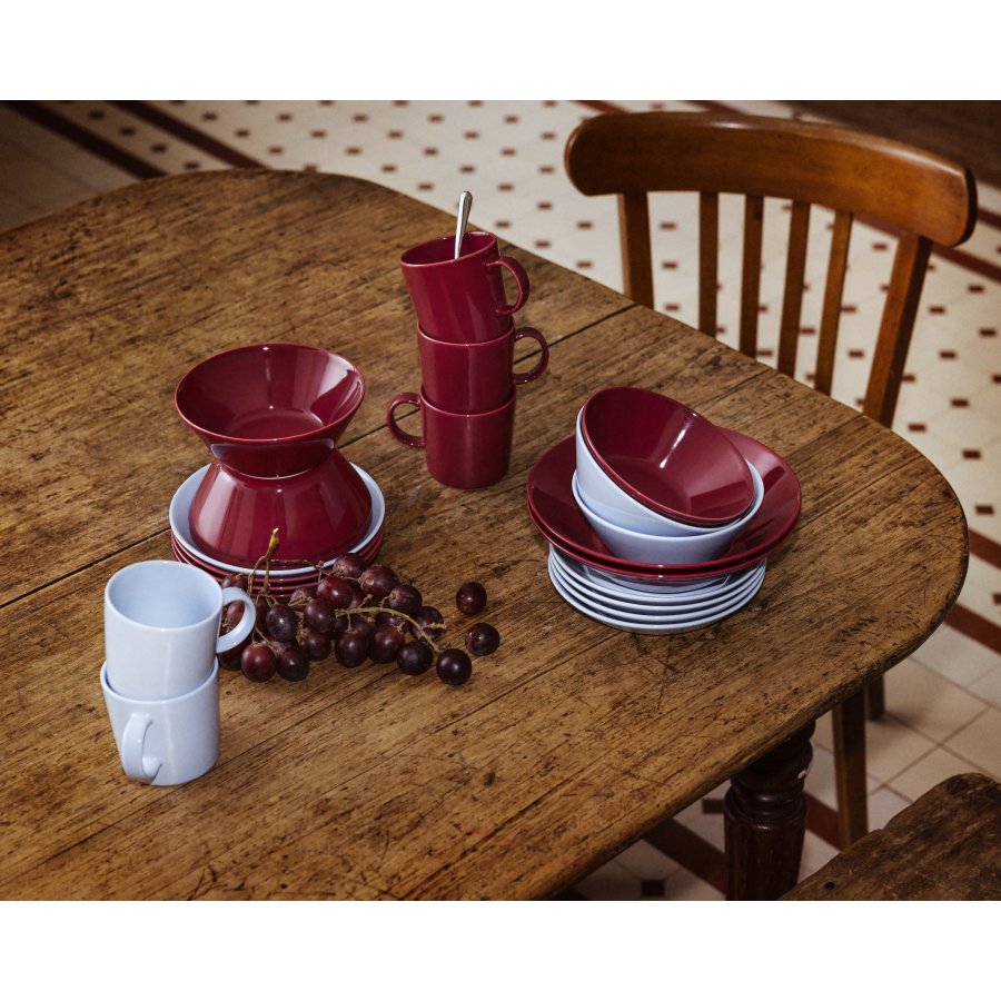 Iittala Teema Diepe Bord 21 cm, Cherry